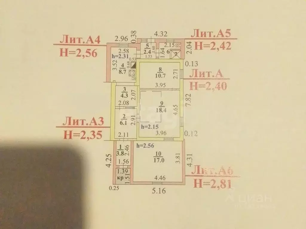 Дом в Липецкая область, Липецк ул. Буденного, 49 (75 м) - Фото 1