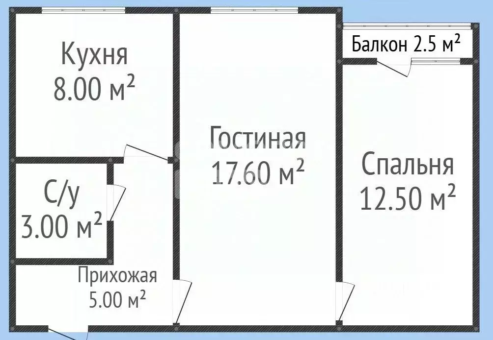 2-к кв. Дагестан, Махачкала ул. Эльзы Ибрагимовой, 5к7 (49.0 м) - Фото 1