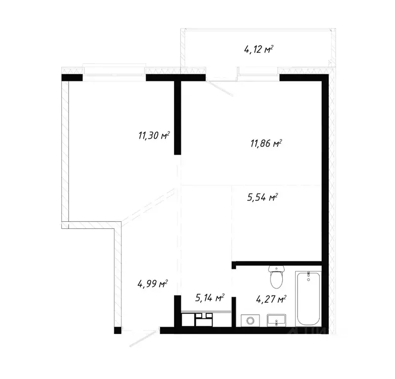 2-к кв. Иркутская область, Иркутск ул. Баррикад (47.22 м) - Фото 0