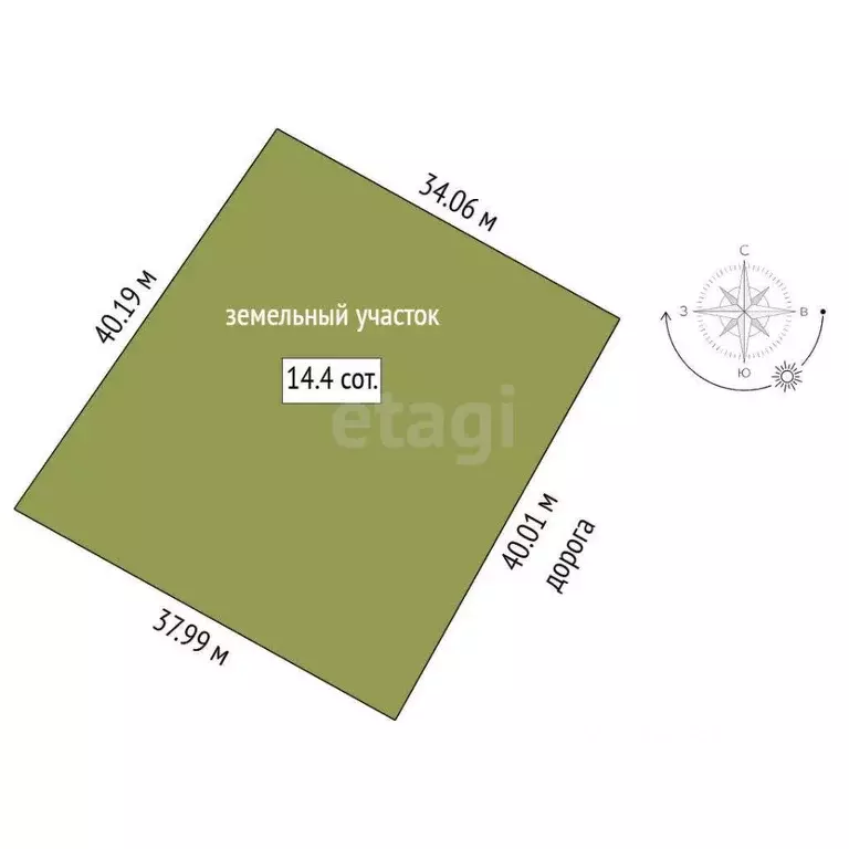 Участок в Тюменская область, Тюменский муниципальный округ, д. ... - Фото 1