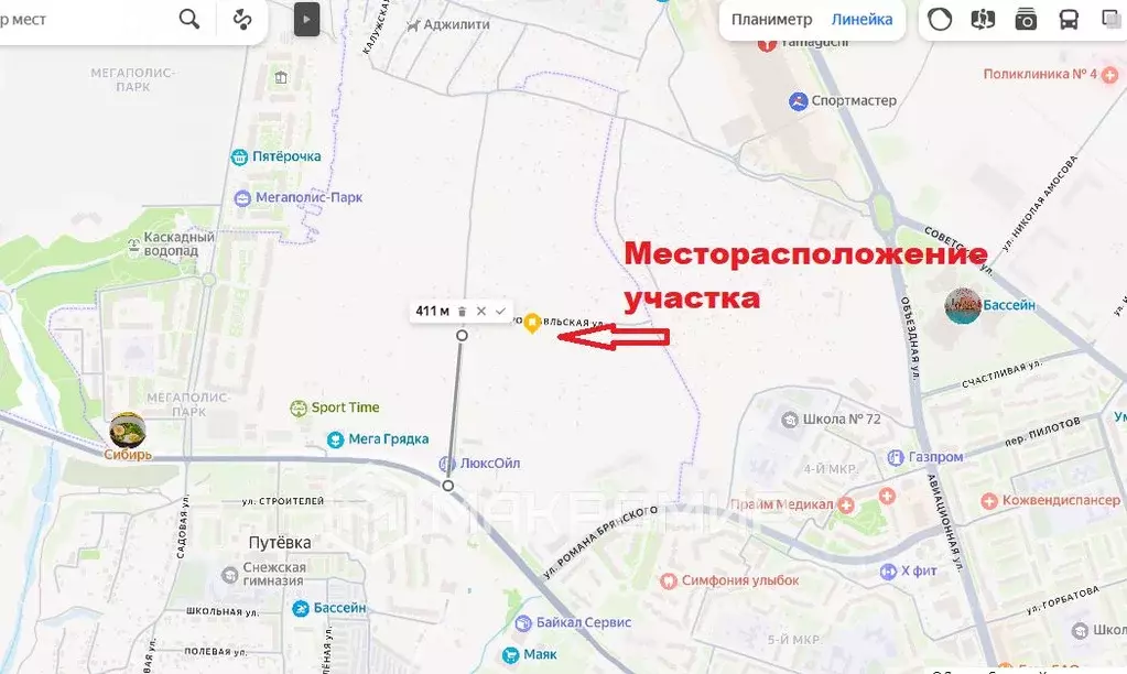 Участок в Брянская область, Брянский район, Снежское с/пос, пос. ... - Фото 2