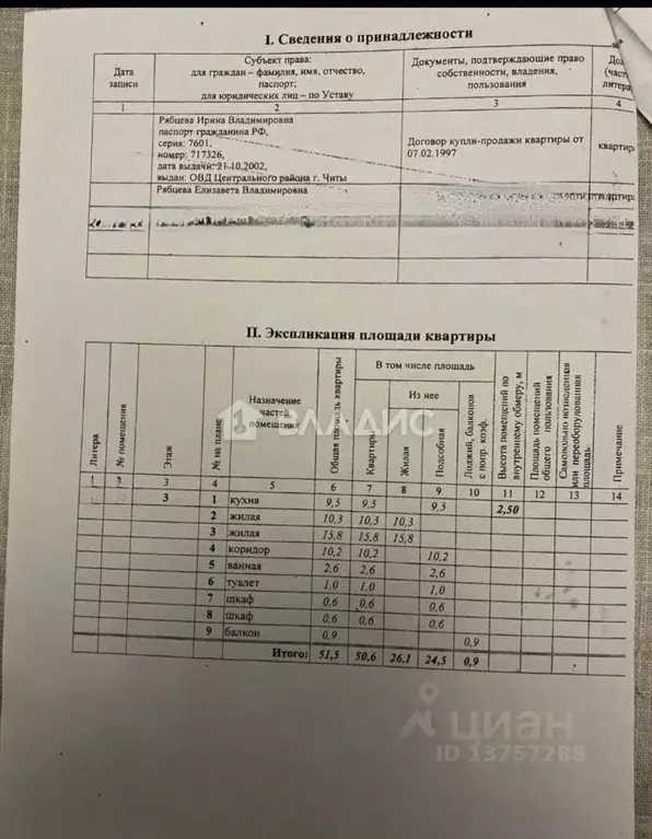 2-к кв. Забайкальский край, Чита 5-й мкр, 34 (50.6 м) - Фото 2