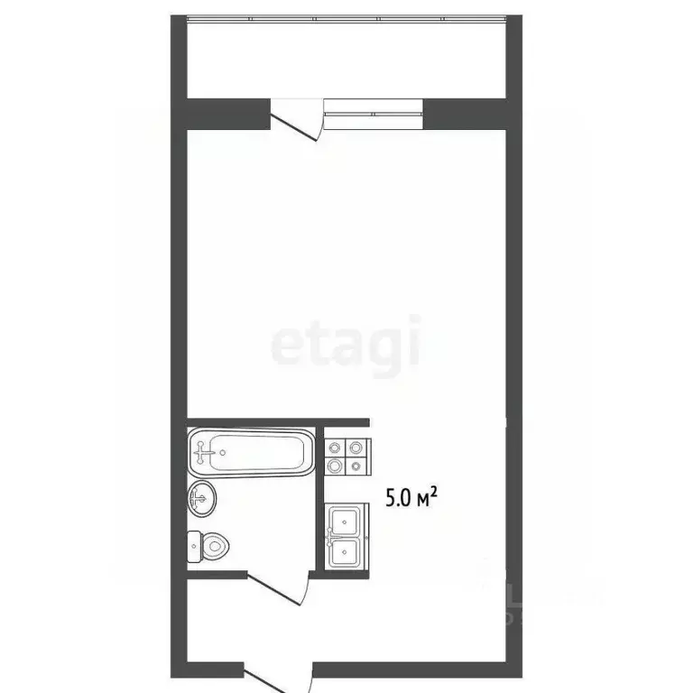 Студия Ростовская область, Ростов-на-Дону ул. Еременко, 101 (30.0 м) - Фото 1