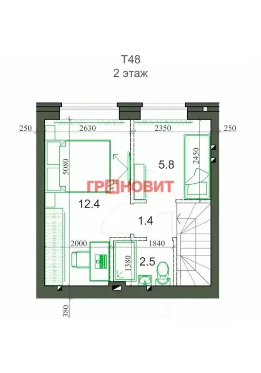 Таунхаус в Новосибирская область, с. Новолуговое, Березки-2 мкр, 5-й ... - Фото 1