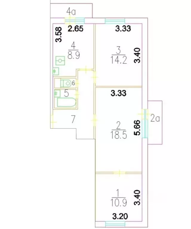 3-к кв. Москва ул. Юных Ленинцев, 14/16к2 (63.7 м) - Фото 1