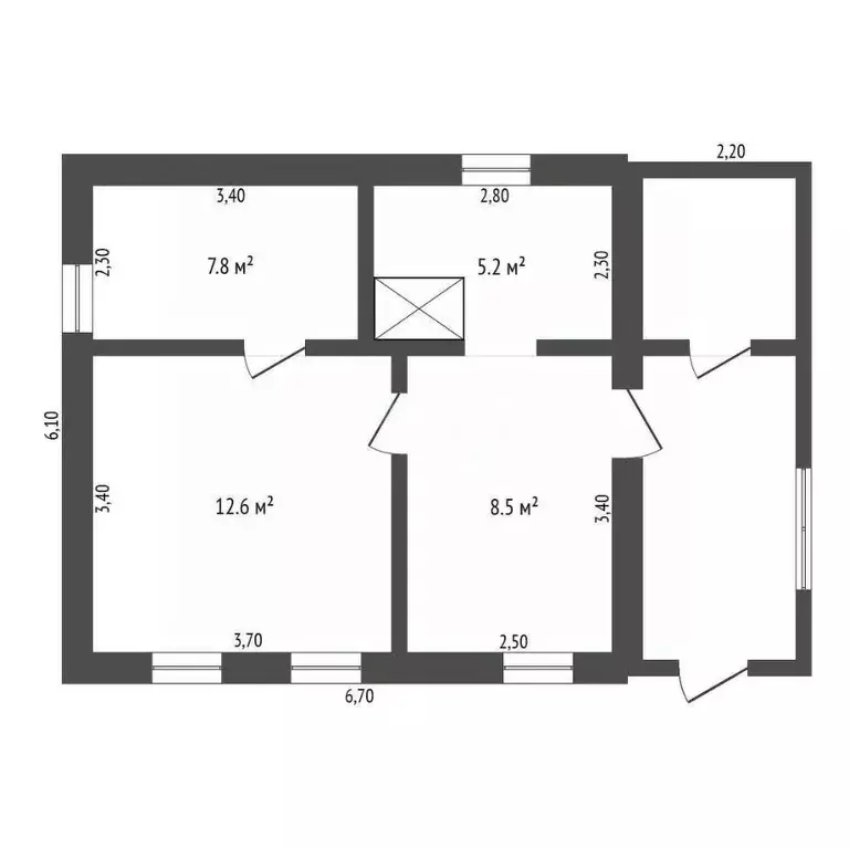 Дом в Амурская область, Октябрьский муниципальный округ, с. ... - Фото 2