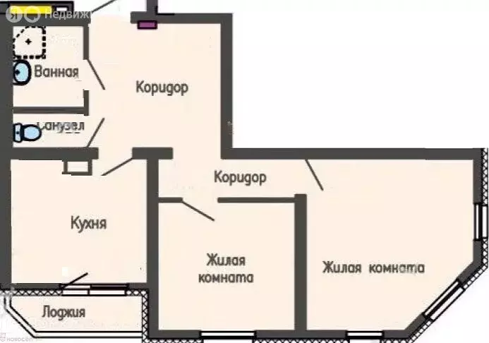 2-комнатная квартира: Екатеринбург, Расточная улица, 31А (55.8 м) - Фото 1