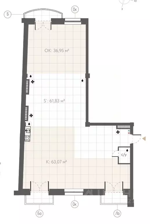 3-к кв. Иркутская область, Иркутск ул. Сурикова, 21А (170.85 м) - Фото 0