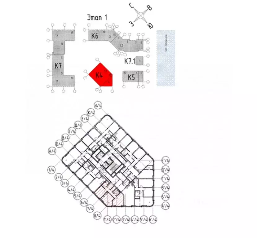 3-к кв. Москва 2-я оч., Шагал жилой комплекс, к4.1 (67.0 м) - Фото 2