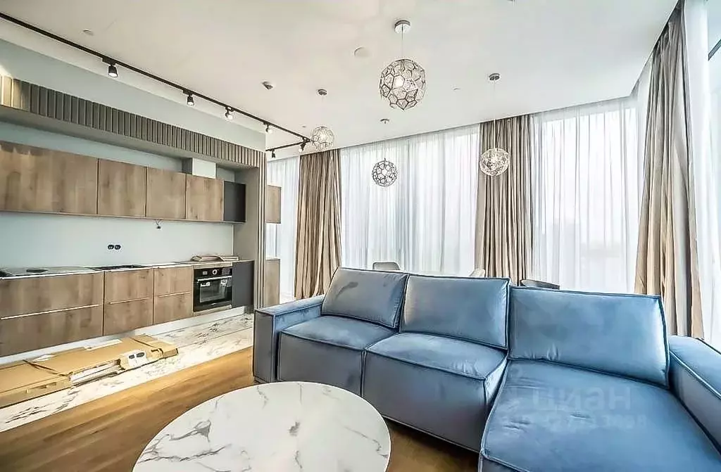 2-к кв. Москва 1-й Красногвардейский проезд, 22с2 (90.0 м) - Фото 2