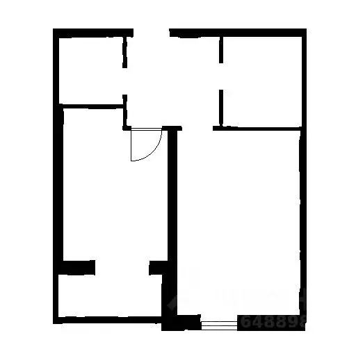 1-к кв. Татарстан, Казань ул. Генерала Ерина, 13к2 (44.7 м) - Фото 2