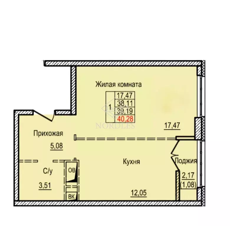 1-к кв. Московская область, Балашиха ул. Яганова, 8 (38.0 м) - Фото 2