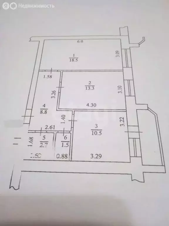 2-комнатная квартира: Казань, улица Тимирязева, 1А (57 м) - Фото 1