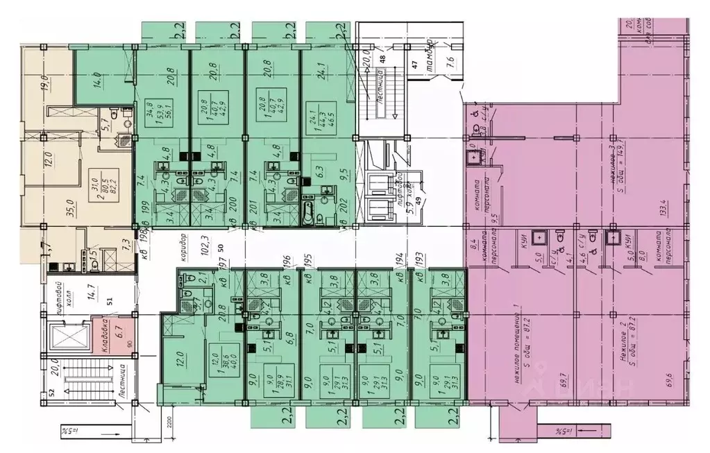 1-к кв. Ставропольский край, Ессентуки Озеро жилой комплекс (46.5 м) - Фото 2