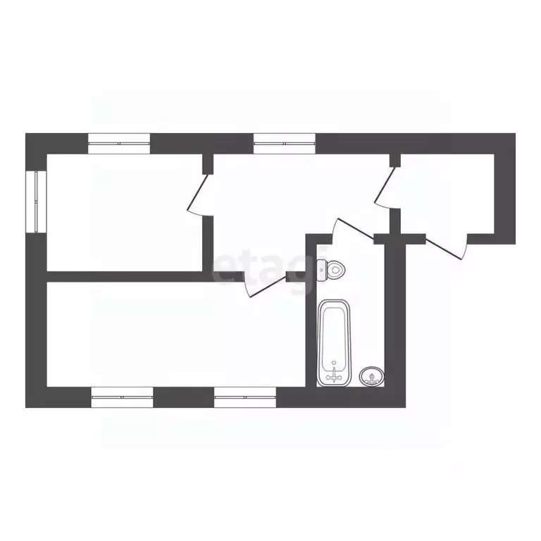 Дом в Красноярский край, Красноярск ул. Юрия Гагарина, 86 (37 м) - Фото 0