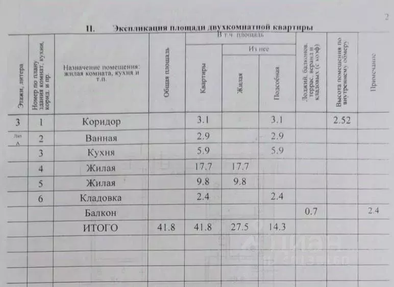 2-к кв. Чувашия, Новочебоксарск ул. Винокурова, 15 (41.8 м) - Фото 1