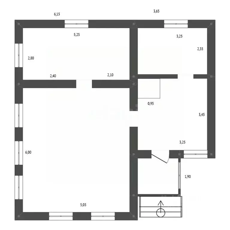 Дом в Амурская область, Серышевский муниципальный округ, с. Томское ... - Фото 1