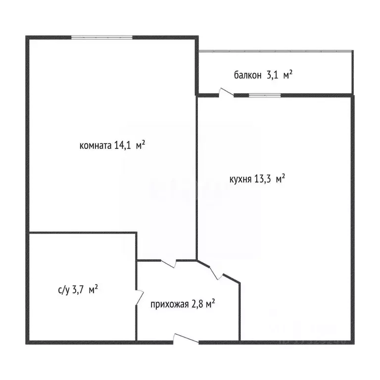 1-к кв. Краснодарский край, Краснодар Имени Петра Метальникова мкр, ... - Фото 2