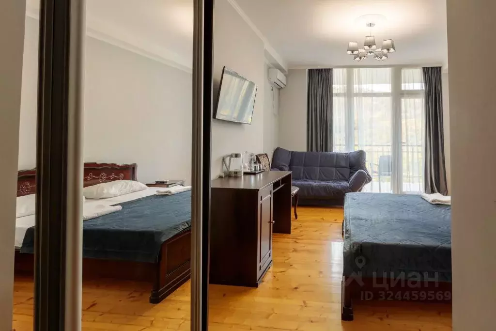 1-к кв. Крым, Алушта муниципальный округ, с. Лазурное ул. ... - Фото 2