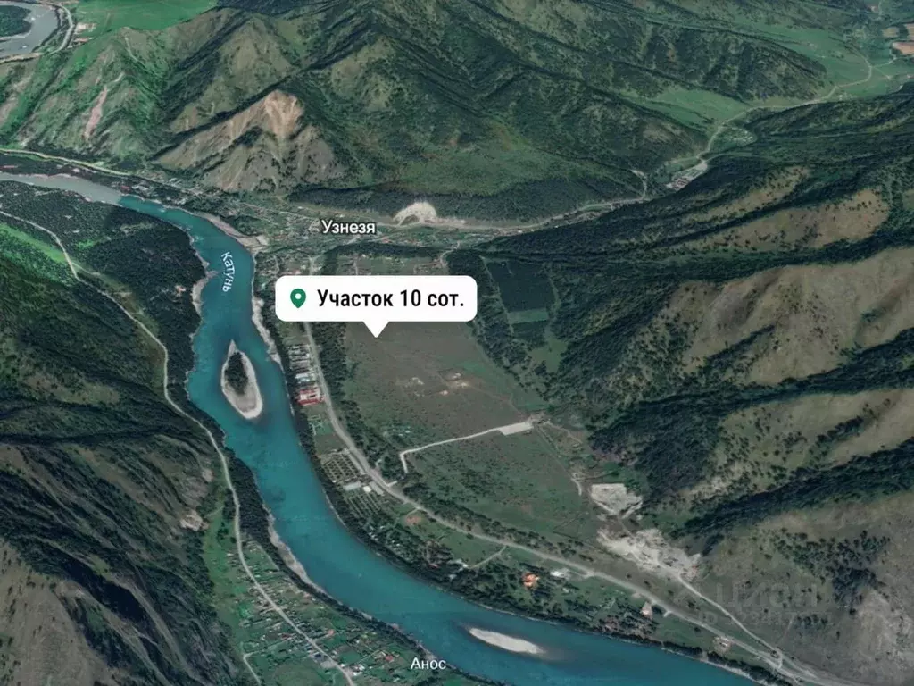 Участок в Алтай, Чемальский район, Узнезинское с/пос, с. Узнезя  (10.0 ... - Фото 2