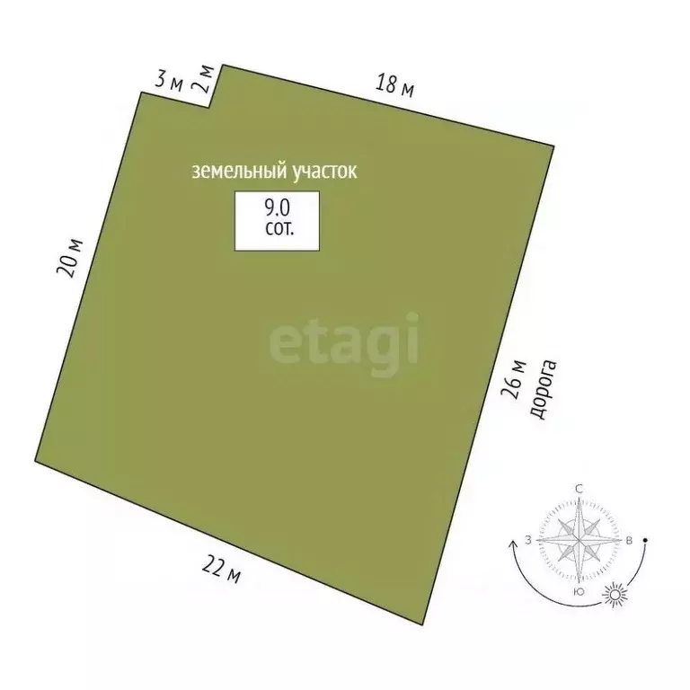 Дом в Крым, Ялта пер. Сосновый, 7 (350 м) - Фото 2