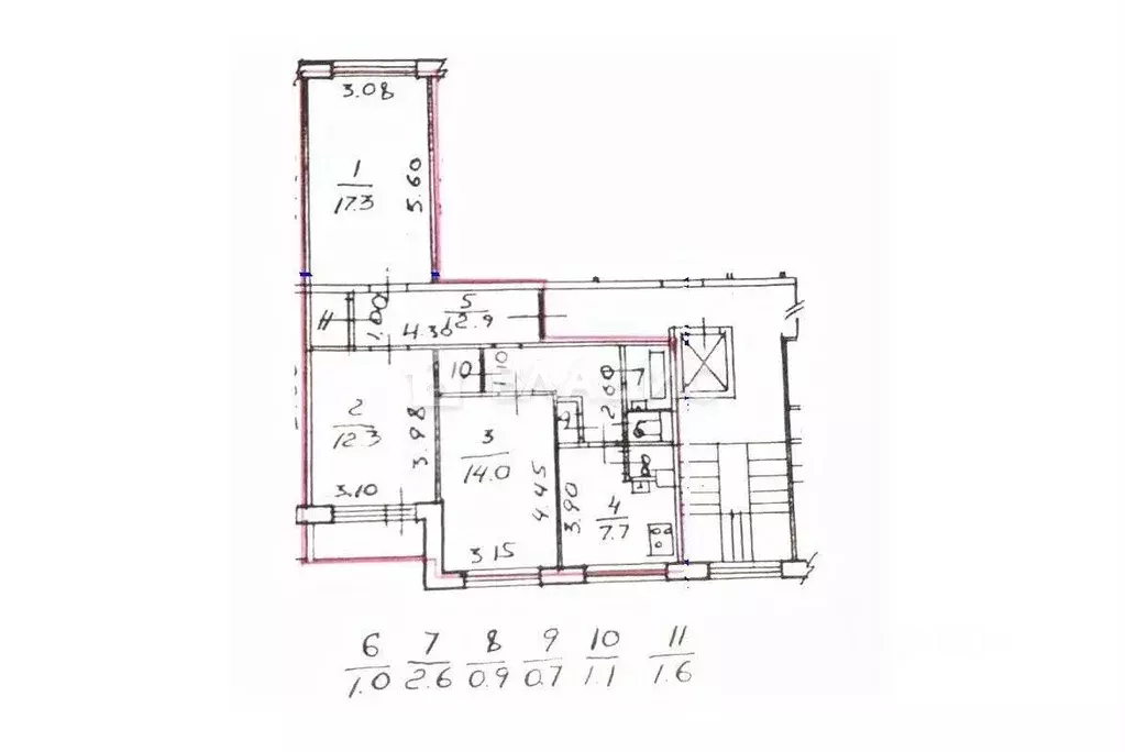 3-к кв. Санкт-Петербург просп. Наставников, 28К2 (72.1 м) - Фото 1