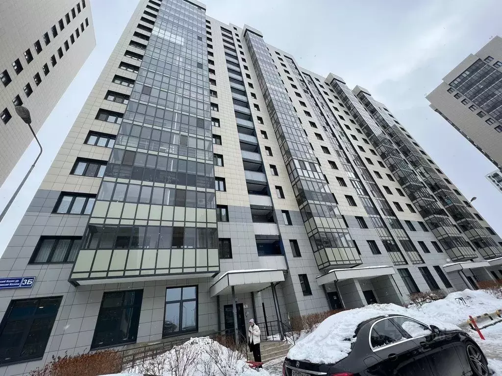 3-к кв. Татарстан, Казань ул. Алексея Козина, 3Б (70.0 м) - Фото 2