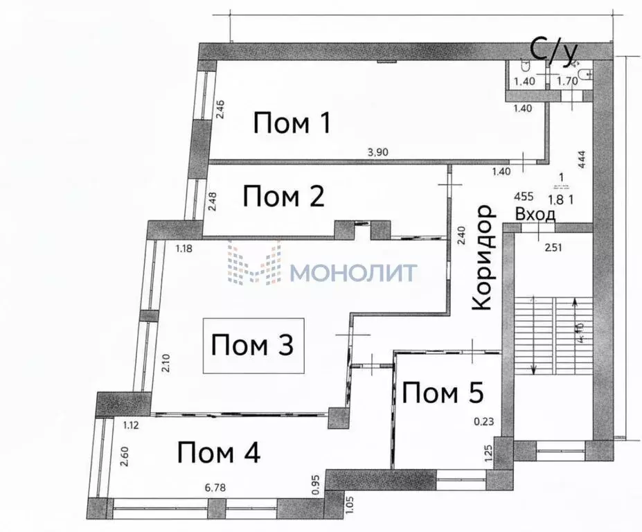 Помещение свободного назначения (165.4 м) - Фото 2