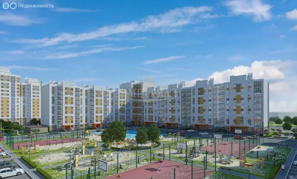 2-комнатная квартира: Медведево, посёлок городского типа Медведево, ... - Фото 0