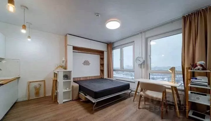 1-к кв. Москва ул. Сокольнический Вал, 1 (30.0 м) - Фото 0