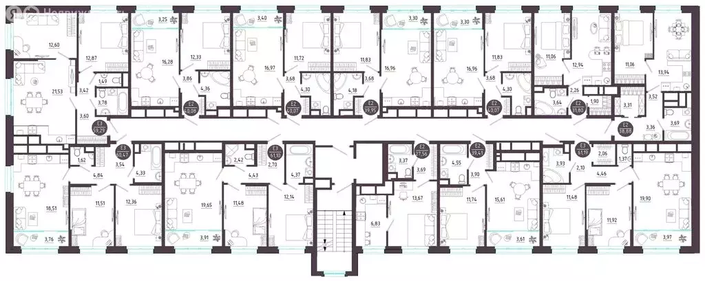 1-комнатная квартира: Тула, Пряничная улица, 6 (38.88 м) - Фото 2