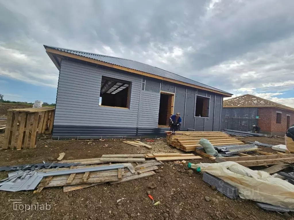 Дом в Амурская область, Благовещенский район, с. Волково Школьный пер. ... - Фото 1