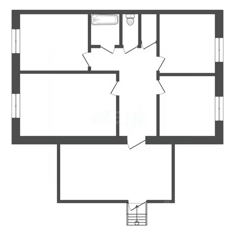 Дом в Амурская область, Тамбовский муниципальный округ, с. Садовое ул. ... - Фото 2