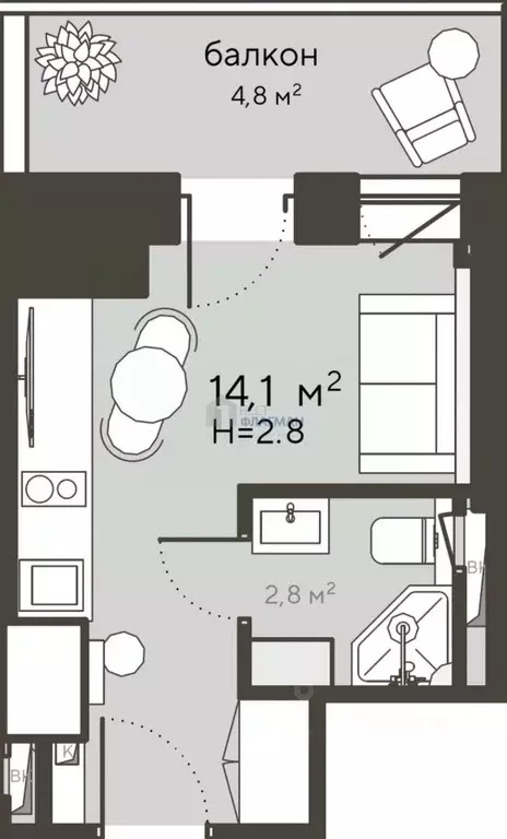 Офис в Москва ул. Земляной Вал, 25 (19 м) - Фото 2