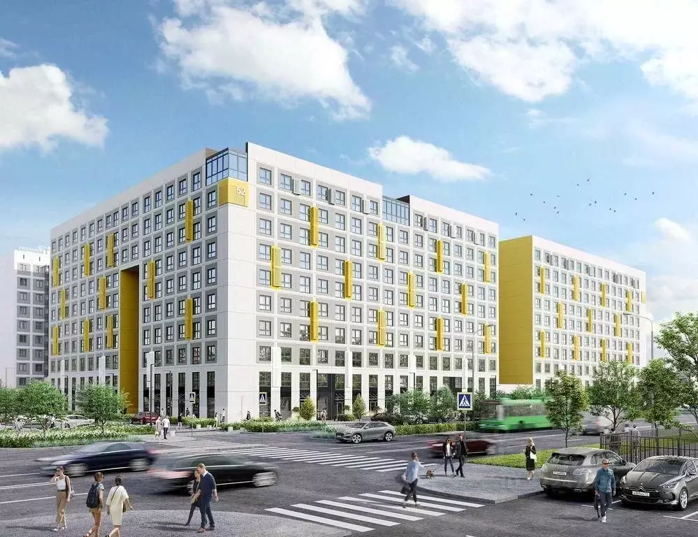 2-к кв. Челябинская область, Челябинск Новороссийская ул., 52/1 (58.92 ... - Фото 2