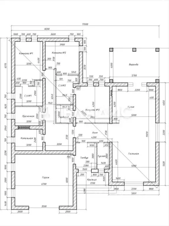 Дом в Воронежская область, Рамонский район, Айдаровское с/пос, с. ... - Фото 2