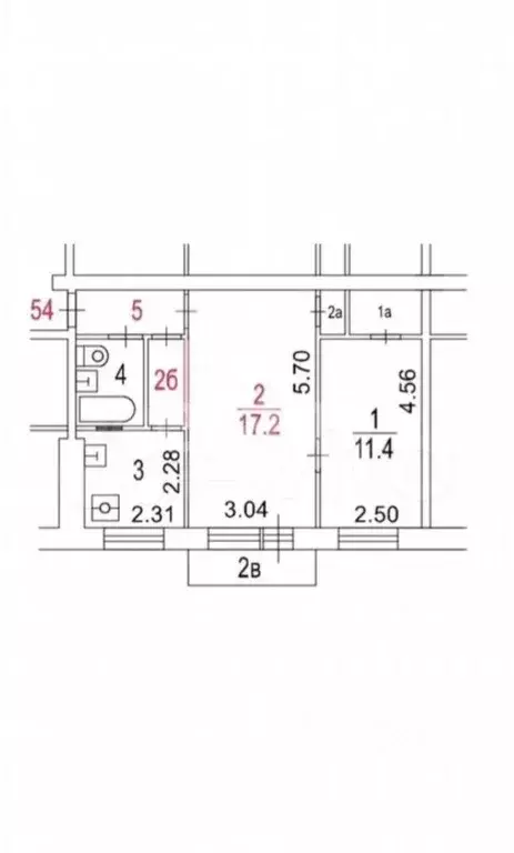 2-к кв. Москва Сиреневый бул., 3К2 (45.0 м) - Фото 1