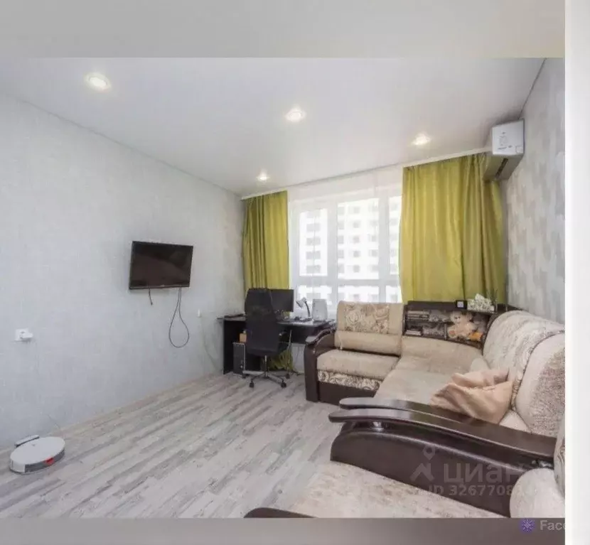 1-к кв. Башкортостан, Уфа ул. Воинов-Интернационалистов, 5 (38.4 м) - Фото 2