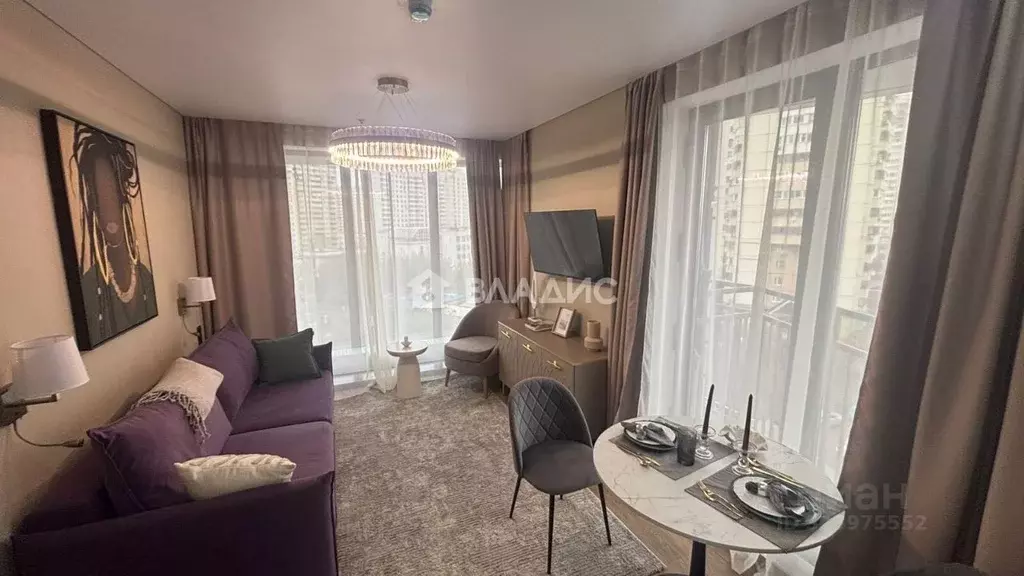 Студия Московская область, Одинцово ул. Чистяковой, 8к2 (24.25 м) - Фото 1