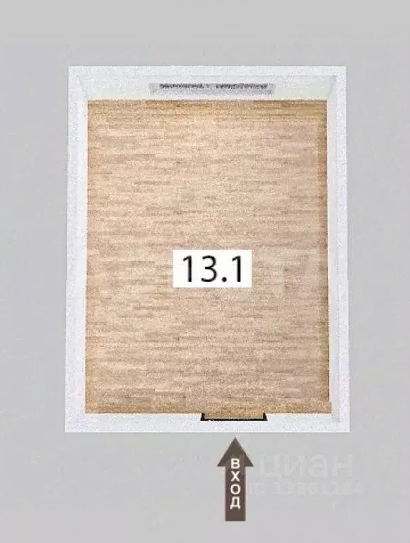 Комната Омская область, Омск Кемеровская ул., 134 (13.1 м) - Фото 2