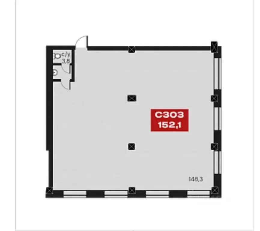 Офис в Новосибирская область, Новосибирск ул. Маковского, 6 (158 м) - Фото 1