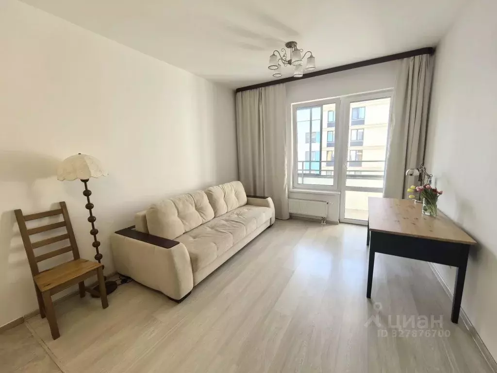 Квартира, 1 комната, 41.4 м - Фото 1