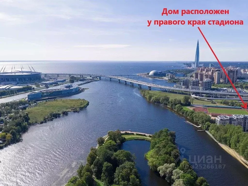 2-к кв. Санкт-Петербург Приморский просп., 54к2 (62.5 м) - Фото 1