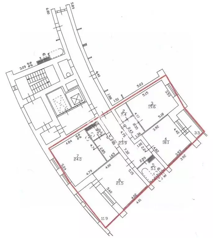 3-к кв. Санкт-Петербург Комендантская пл., 8к2 (130.0 м) - Фото 2