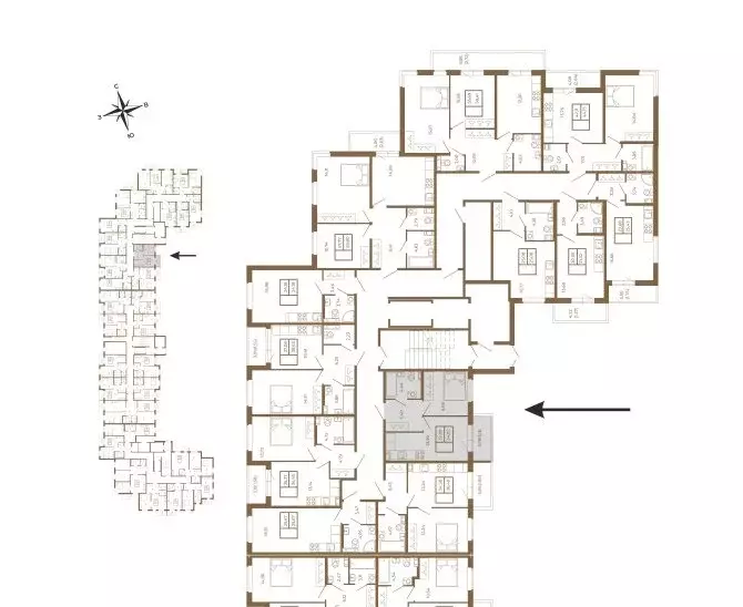 1-комнатная квартира: Сертолово, Златоглавая улица, 2к1 (34.02 м) - Фото 2