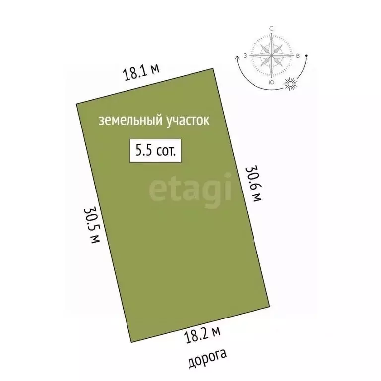 Участок в Ростовская область, Азовский район, Елизаветинское с/пос, ... - Фото 0