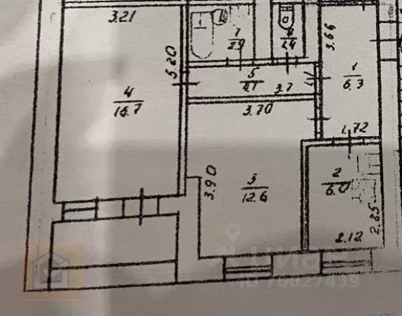 2-к кв. Севастополь ул. Хрулева, 3 (50.4 м) - Фото 1