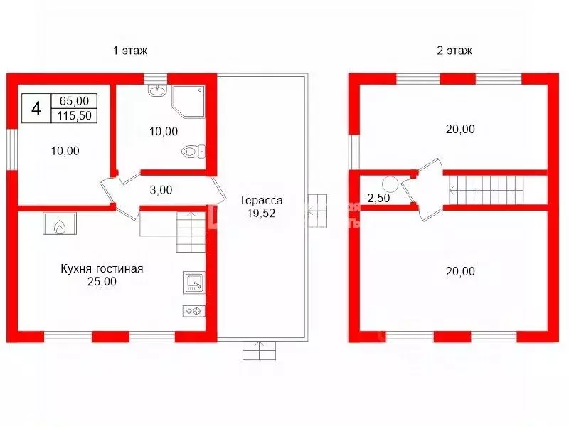 Дом в Ленинградская область, Выборгский район, Полянское с/пос, ... - Фото 2