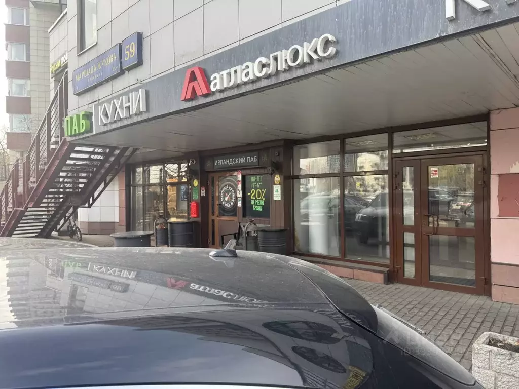 Помещение свободного назначения в Москва просп. Маршала Жукова, 59 (93 ... - Фото 1