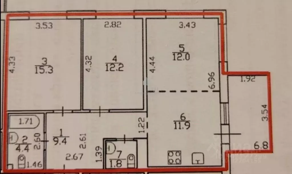 2-к кв. Ленинградская область, Всеволожск ул. Шинников, 2к5 (67.0 м) - Фото 1